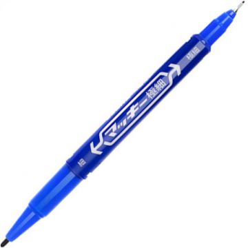斑马两头记号笔  MO-120-BL 蓝色